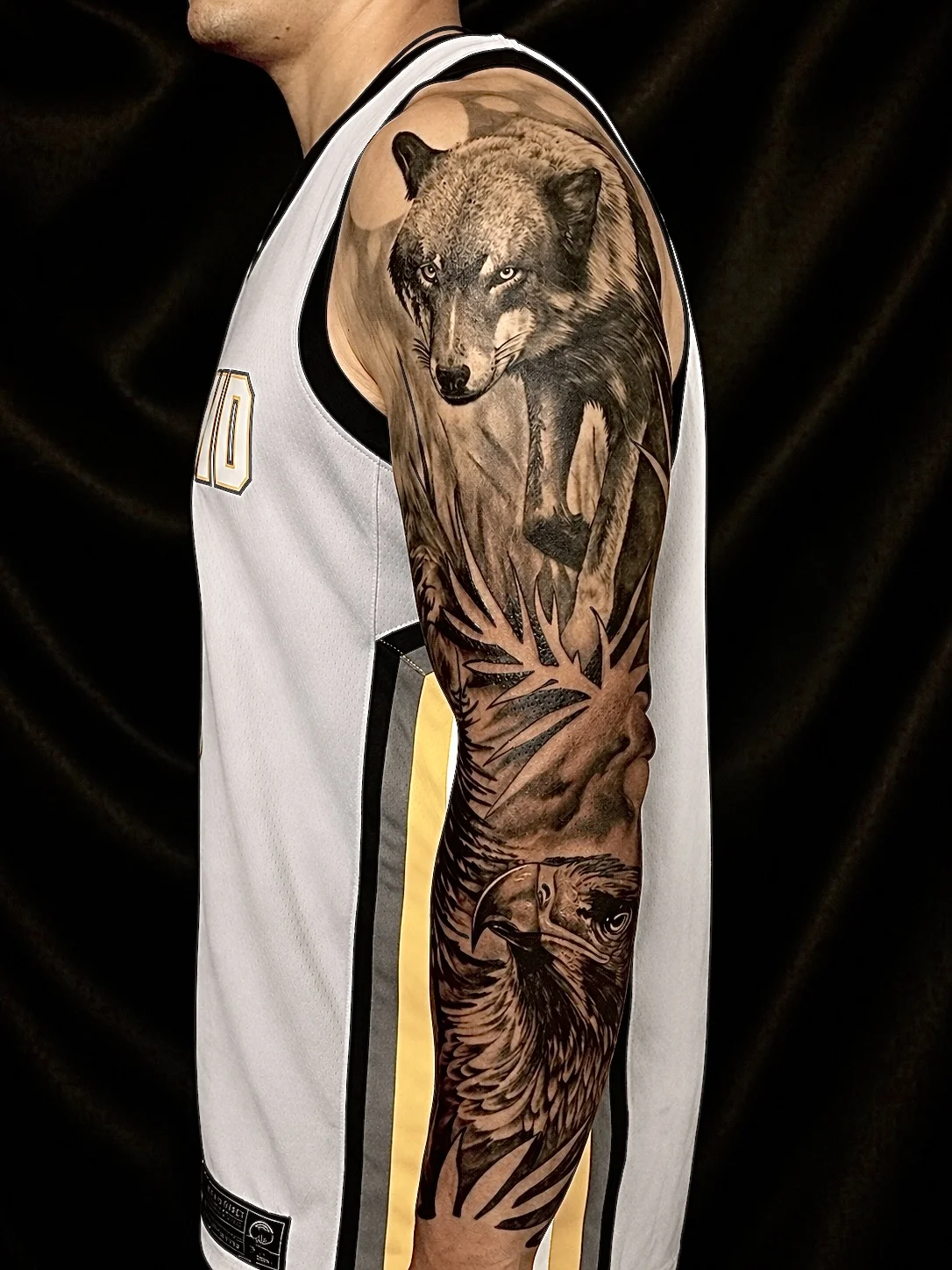 Animal sleeve tattoo